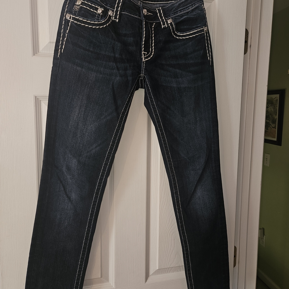 Miss Me Indigo Straight Leg Jeans